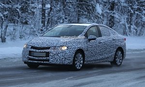 2016 Chevrolet Cruze Spied Testing in Northern Europe after Chinese Launch