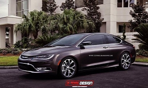 2015 Chrysler 200 Rendered as Two-Door Coupe