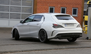 2015 CLA 45 AMG Shooting Brake Spotted For The First Time