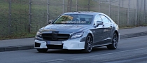 2015 CLS 63 AMG C218 Facelift Strips More Camo