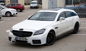 2015 CLS 63 AMG S-Model Shooting Brake Spied Shopping