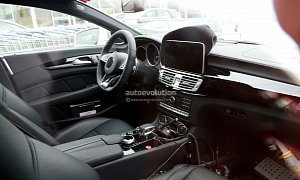 2015 CLS 63 AMG X218 Facelift Interior Spied