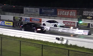 2015 Corvette Drag Races BMW 135i and It’s Not an Easy Fight