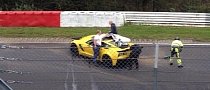 2015 Corvette Z06 Laps the Nurburgring, Crashes Into Barrier