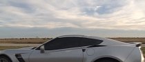 2015 Corvette Z06 Races 2015 Dodge Challenger Hellcat in Texas