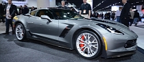 2015 Corvette Z06 Shown in Cyber Gray Metallic at Detroit <span>· Live Photos</span>