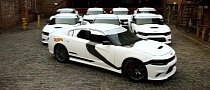 2015 Dodge Charger Fleet Dressed as Star Wars Stormtroopers for Uber, a Hot Wheels Treat