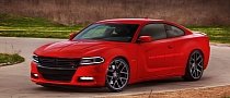 2015 Dodge Charger R/T Coupe Rendering Is Your Worst Muscle Car Nightmare