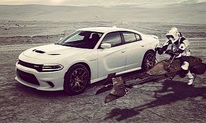 2015 Dodge Charger SRT Hellcat Rendered as Star Wars Machine