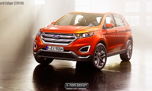 2015 Ford Edge Production Version Rendered