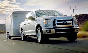 2015 Ford F-150 2.7L EcoBoost Rated at 325 HP, Auto Start-Stop Standard