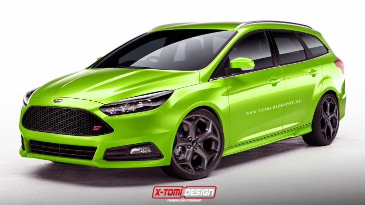 Ford Focus ST Wagon Rendering