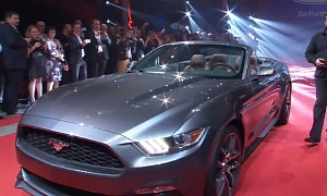2015 Ford Mustang Convertible Shown in Australia