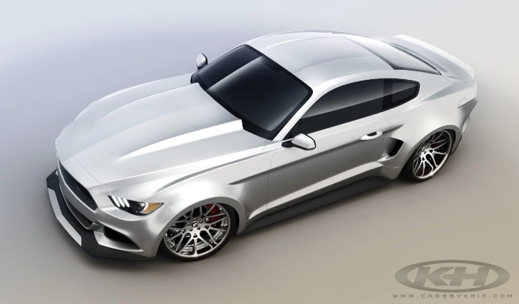 2015 Mustang with body kit and Forgiato wheels