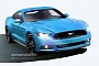 2015 Ford Mustang in Grabber Blue and Gotta Have It Green