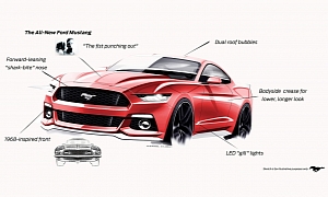 2015 Ford Mustang Official Design Sketches Hit the Web