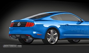 2015 Ford Mustang Rear End Exposed by New Renderings
