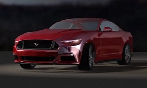 2015 Ford Mustang Rendered in 3D