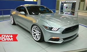 2015 Ford Mustang Rides on HRE FlowForm Wheels