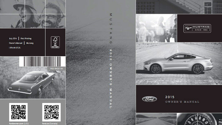 2015 Ford Mustang (S550) Owners Manual