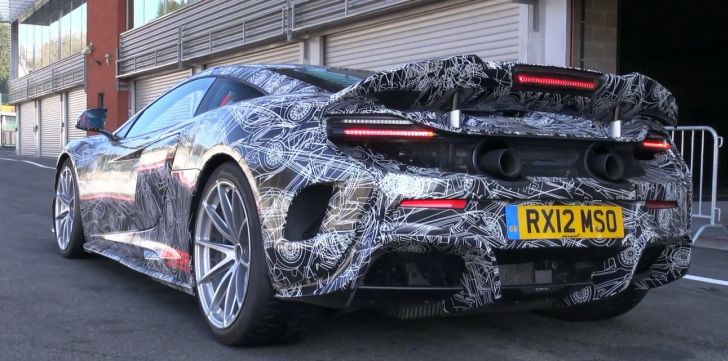 McLaren Chief Test Driver Spotted Testing the 675 LT on Spa Francorchamps