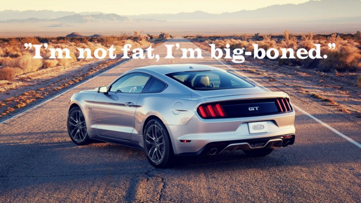 2015 Ford Mustang got big-boned