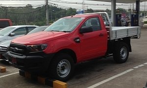2015 Ford Ranger XL Single Cab Chassis Spied in Thailand – Photo Gallery