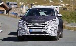 2015 Hyundai ix35 / 2016 Hyundai Tucson Spied in Europe