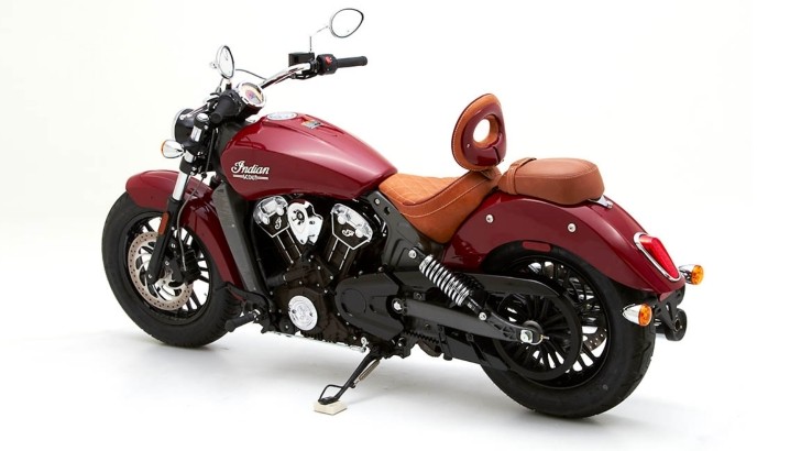 2015 Indian Scout equipped with the Corbin Classic Solo saddle