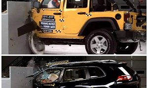2015 Jeep Wrangler Gets Good IIHS Small Overlap Crash Rating, 2015 Cherokee Struggles