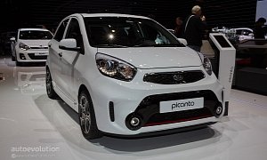 2015 Kia Picanto Facelift Arrived in Geneva With a Fixed Nose