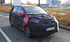 2015 Kia Picanto Facelift Spied in Germany