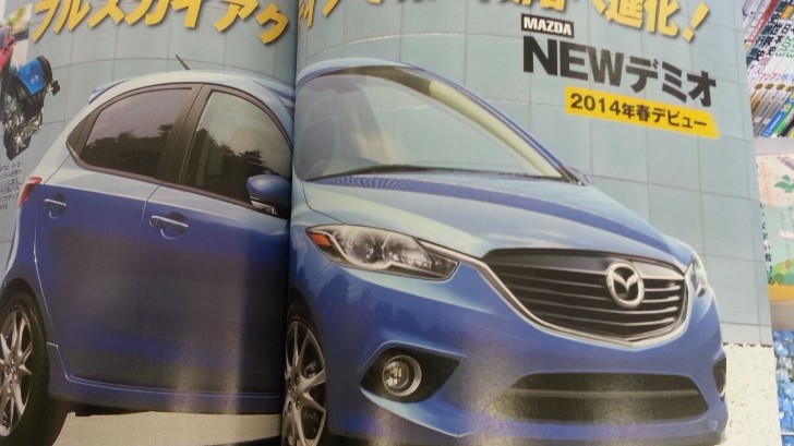 Mazda2 leaked by Japanese magazine