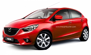 2015 Mazda2 Rendered With Extra Zoom Zoom