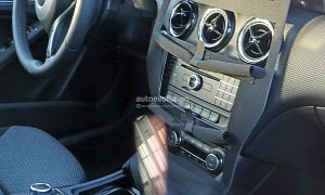 2015 Mercedes-Benz A-Class Facelift Interior Spied