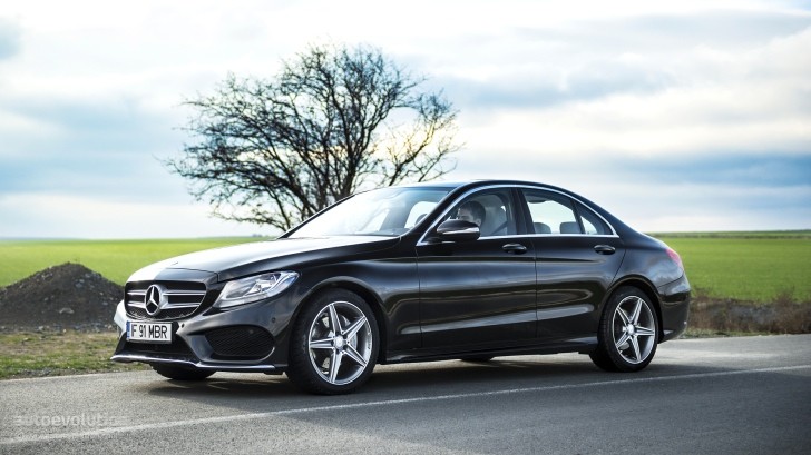2015 Mercedes-Benz C-Class on the open road