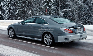 2015 Mercedes-Benz CLS C218 Facelift Spied With AMG Package