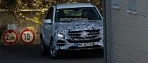 2015 Mercedes-Benz M-Class Facelift Shows New Front End Again