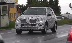 2015 Mercedes-Benz M-Class W166 Facelift Casually Spotted in Germany