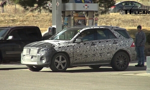 2015 Mercedes-Benz M-Class (W166) Facelift Spied in The US