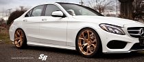 2015 Mercedes C300 Gets Gold PUR Wheels, Shows Its Rich Side