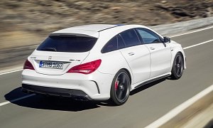 2015 Mercedes CLA Shooting Brake Prices Announced: 45 AMG Starts at €57,268 in Germany