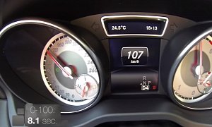 2015 Mercedes GLA 220 CDI Acceleration Test