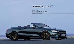 Mercedes S-Class Cabriolet Rendered