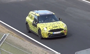 2015 MINI Clubman Cooper S Spotted Testing on the Nurburgring