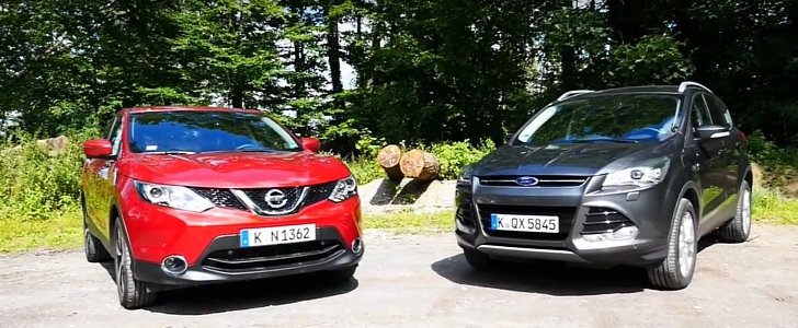 Ford Kuga vs Nissan Qashqai review