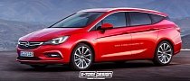 2015 Opel Astra K Imagined as a Sports Tourer
