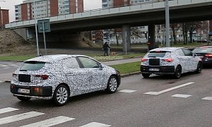 2015 Opel Astra K Spied, Taillights Get Reverse Boomerang Styling <span>· Video</span>