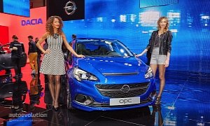 2015 Opel Corsa OPC Makes the Hot Girls of Geneva Go Nim Nim <span>· Video</span> , Live Photos