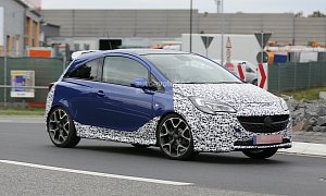 2015 Opel Corsa OPC Spied Testing